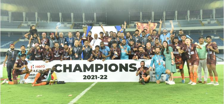 Gokulam Kerala FC become first team to win back to back Hero I League titles