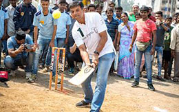 Rahul Dravid at Laureus Sport for Good supported organisation Magic Bus