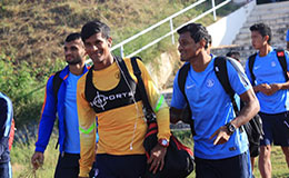 Arnab Mondal with team mates