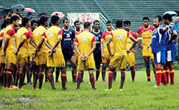 East Bengal during training session