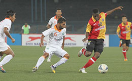 East Bengal vs Sporting club de Goa in I League match