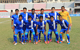 Indian U 23 Team pose