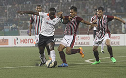 Mohun Bagan vs Sporting Clube de Goa at the Barasat Stadium
