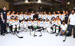 Indian ice hockey team