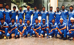 The Indian Junior Mens Hockey team left to represent India at the 8th Junior Asia Cup