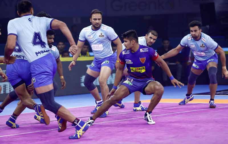 Dabang Delhi Pro Kabaddi Match 5