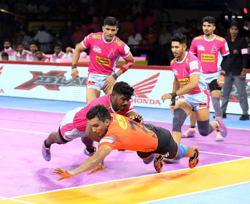 U Mumba trash arch rivals Jaipur Pink Panthers 47 21