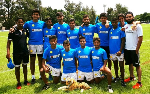 India U17 Boys Rugby Team Photo
