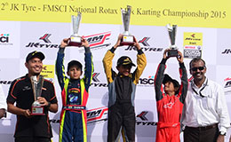 Micro Max Winners JK Tye FMSCI National Rotax Karting Champonship 2015