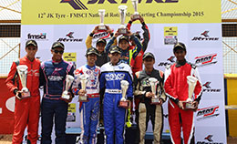 National Rotax Karting Cship overall winners Micro Max Junior Max and Senior Max