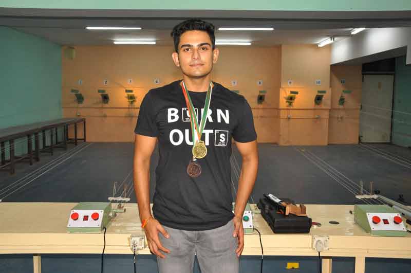 Amity University Student Viraj Chaudhary won One Gold and One Bronze Medal