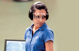 India’s Heena Sidhu shines on her home turf, collects the Gold medal and the Olymic quota