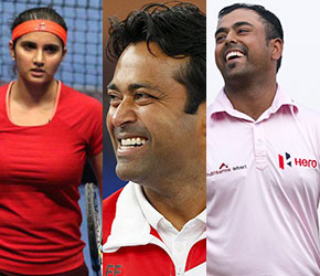 sania mirza leander paes anirban lahiri 2015 champions