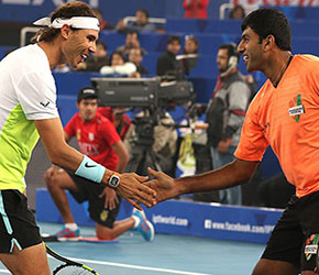 IPTL 2015 INDIAN ACES Nadal Bopanna