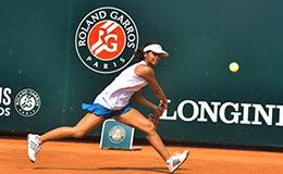 Mahak in action at Rendez Vous Roland Garros