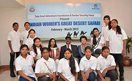 Tata Steel flags off the Indian Women Great Desert Safari