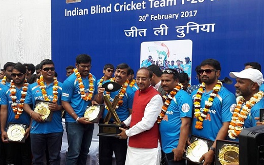 Indian cricket blind team