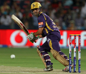 kkrgautamgambhirguidetheballtothirdman