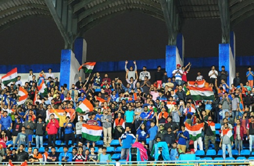 Indian football fan