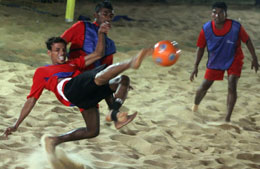 Kasargod-Kerala-forward-strikes-Beach-Soccer-Tournament