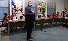 Richard Scudamore addressing RFYCs