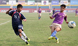 Sub Junior under 14 quarterfinals of the 56th Subroto Cup Football Tournament