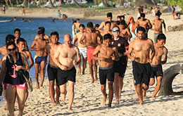 The Indian National Team had their training session at Guam