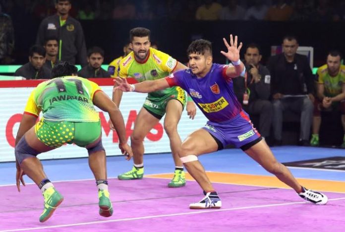 Naveen Kumar stars in Dabang Delhis win over Patna Pirates Naveen Kumar stars in Dabang Delhis win over Patna Pirates