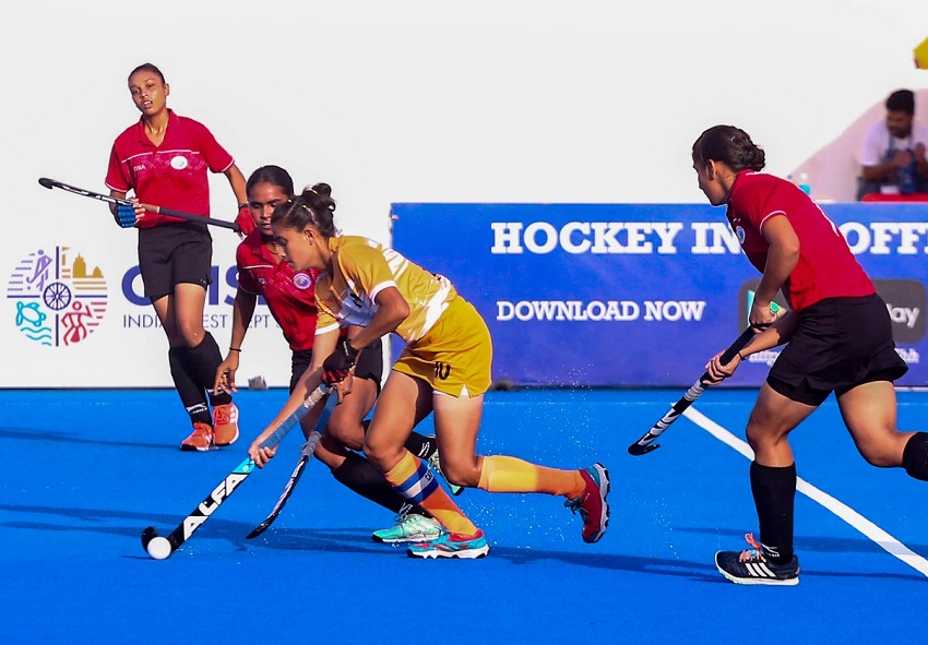 13th Hockey India Junior Women National Championship Madhya Pradesh beat Karnataka 7 1