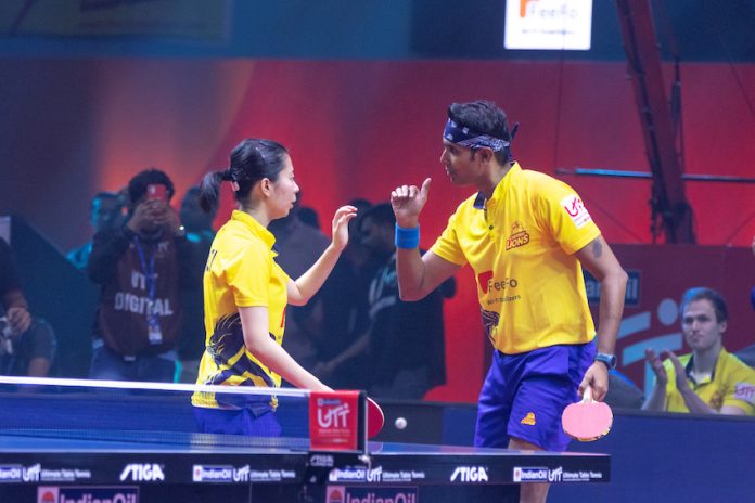 Sharath_Kamal_Achanta_Chennai_Lions_and_Yangzi_Liu_of_Chennai_Lions_in_action_during_the_Semi_Final_2_match_of_the_Ultimate_Table_Tennis_League_Season_4_-_Copy