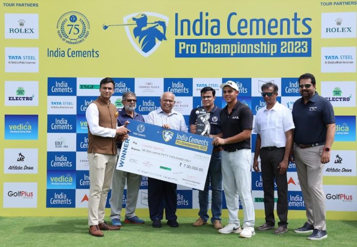 Sunhit Bishnoi outshines field to land maiden title at inaugural India Cements Pro Championship Sunhit Bishnoi outshines field to land maiden title at inaugural India Cements Pro Championship