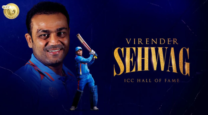 Virender Sehwag ICC Hall of Fame Virender Sehwag ICC Hall of Fame