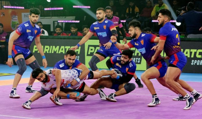 Dabang Delhi spoil Narwals homecoming to inflict massive loss on UP Yoddhas Dabang Delhi spoil Narwals homecoming to inflict massive loss on UP Yoddhas