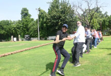 Mansukh Mandaviya leads National Sports Day celebrations at Major Dhyan Chand Stadium Dr Mansukh Mandaviya