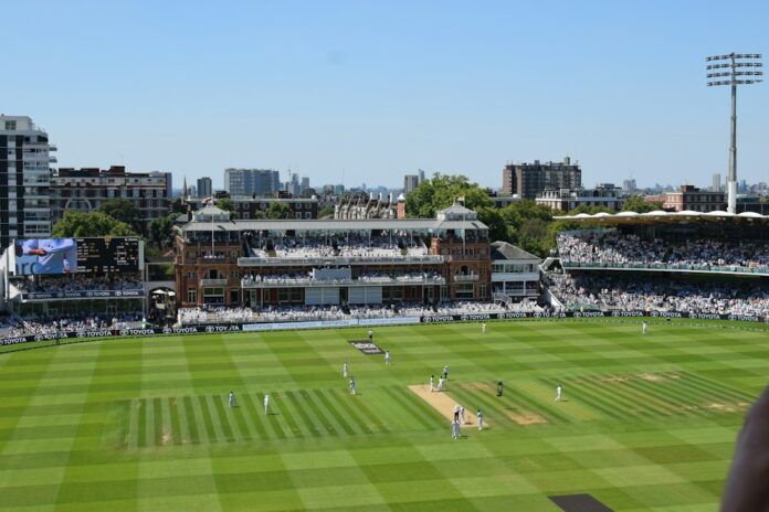 Cricket match at a sunny stadium, ICC Women's Emerging Nations Trophy 2026 Cricket match in progress at a sunny stadium, representative image for the ICC Women's Emerging Nations Trophy 2026 in Ajman