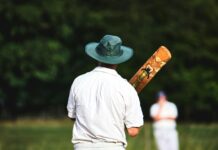 Richard Kettleborough becomes fifth umpire to stand in 100 Tests Cricket umpire in a white shirt and hat on the field, representative image for Richard Kettleborough's 100th Test