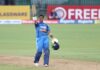 Deepti Sharma ends nine-year wait for ODI century as India seal series against Zimbabwe Deepti Sharma celebrates her unbeaten century against Zimbabwe in the second women's ODI at Kotambi Stadium, Vadodara