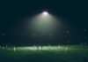 FC Goa vs Sporting Club Delhi: Vallejo’s stoppage-time goal rescues 1-1 draw at Fatorda Footballers in action under floodlights, representative image for FC Goa's 1-1 ISL draw with Sporting Club Delhi