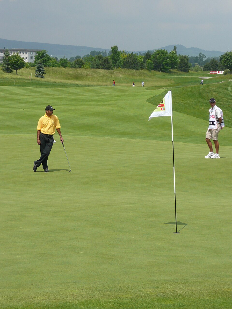 Jeev Milkha Singh playing at the 2008 Bank Austria GolfOpen in Vienna