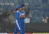 Niki Prasad takes two wickets with first two balls as India clinch series against Zimbabwe Niki Prasad celebrates a wicket for India against Zimbabwe in the second T20I in Raipur